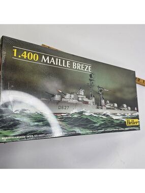 SEALED Heller 1/400 Maille Breze D627 Boat Model Kit 81012 NEW, France